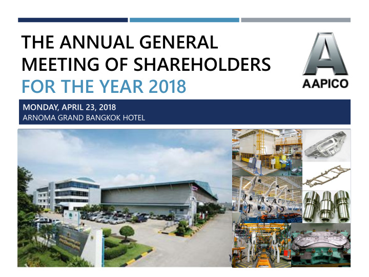 the annual general meeting of shareholders for the year