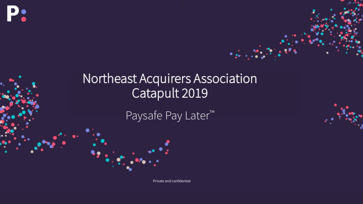 northeast acquirers association catapult 2019