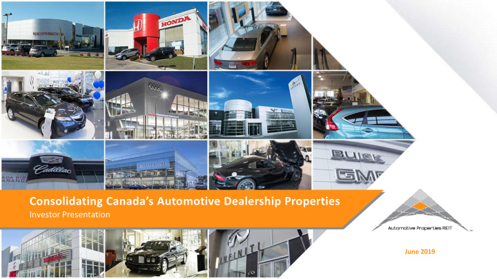 consolidating canada s automotive dealership properties