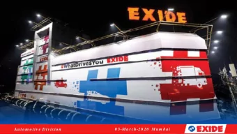 Autom otiv e Div ision  Overview of current business  Agenda  Strategic bets for future  2