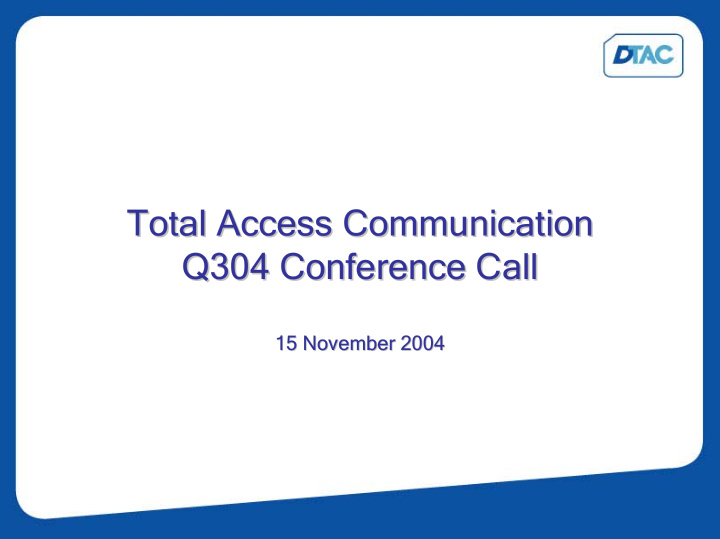 total access communication total access communication