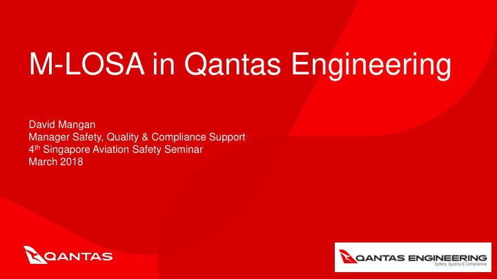 m losa in qantas engineering