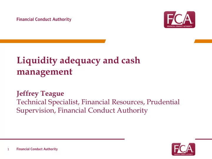jeffrey teague technical specialist financial resources