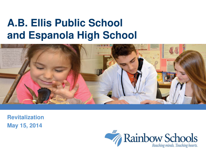 a b ellis public school and espanola high school