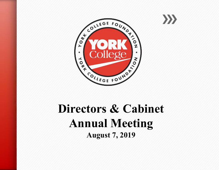 directors cabinet annual meeting
