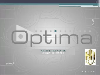 1  PRESENTATION CENTER  SURREY, BC  CANADA  2  VIEW OF THE PROPOSED OPTIMA 3 TOWERS (AFTER