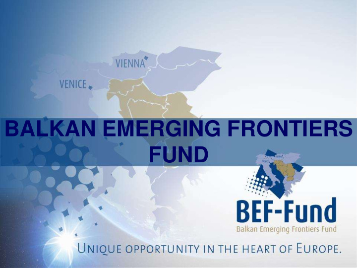 balkan emerging frontiers