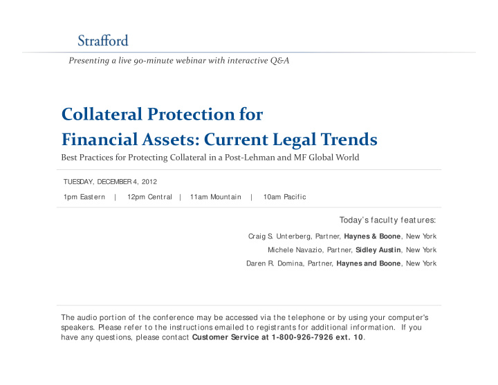 collateral protection for collateral protection for