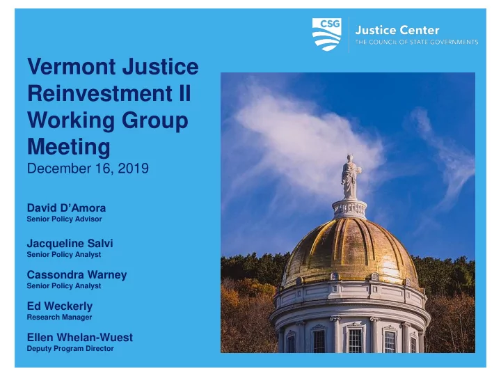 vermont justice