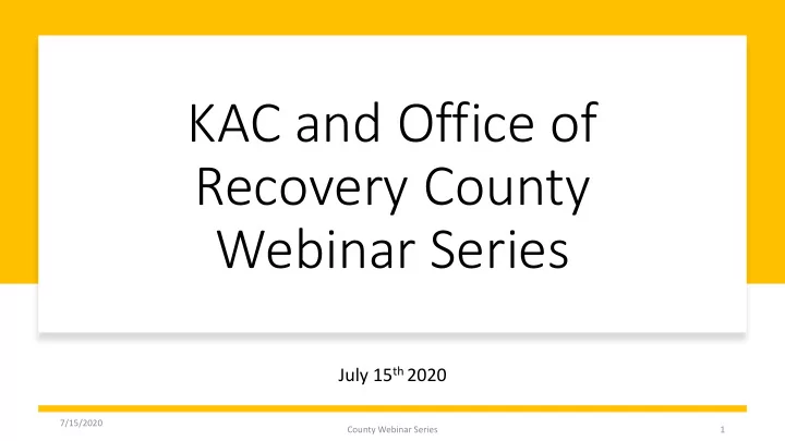 webinar series