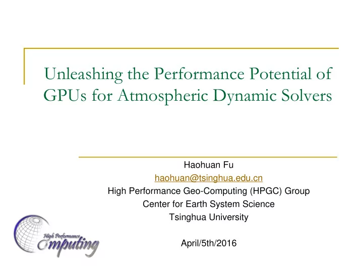 unleashing the performance potential of