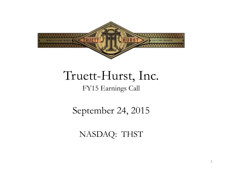 truett hurst inc
