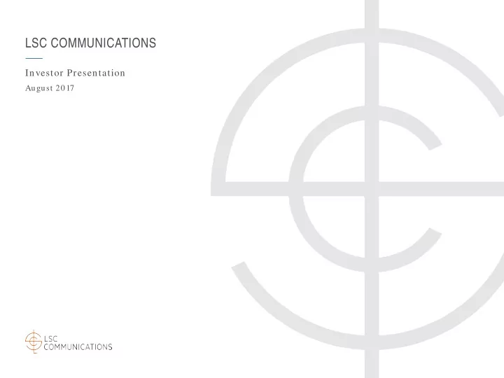 lsc communications