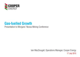 Orbost gas plant  The information in this presentation:  Is not an offer or recommendation to