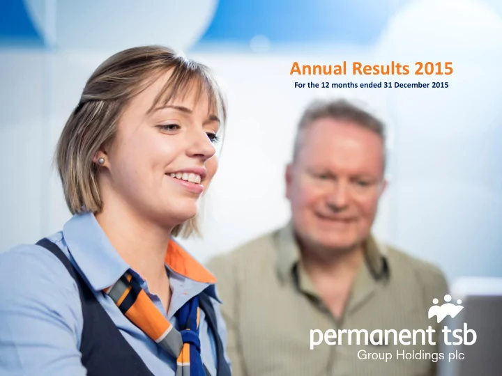 annual results 2015