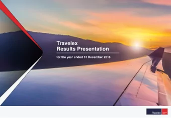 Results Presentation  for the year ended 31 December 2018  Notice to Recipient The information