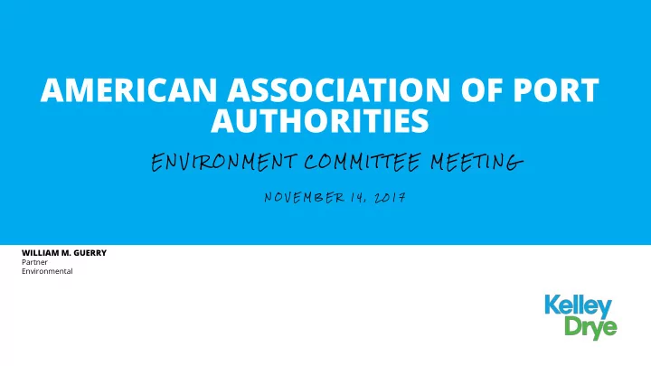 american association of port authorities