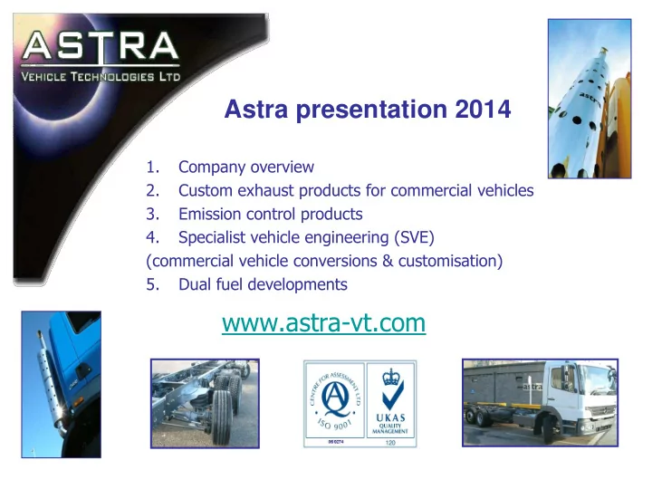 1 company overview 2 custom exhaust products for