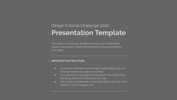 presentation template