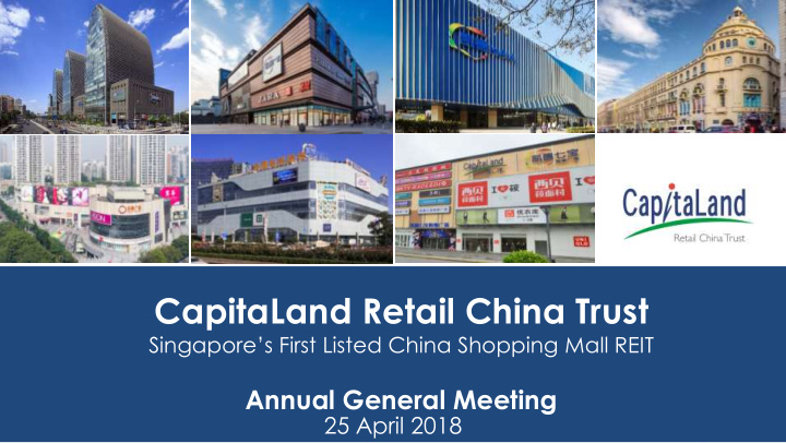 capitaland retail china trust