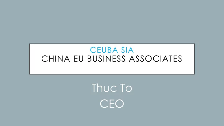 ceo