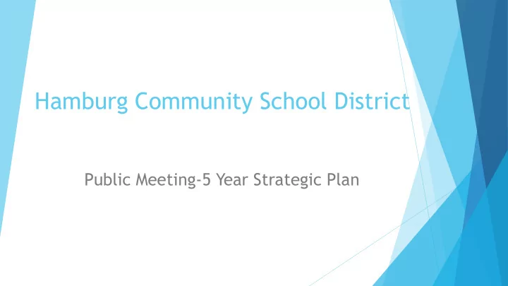 hamburg community school district