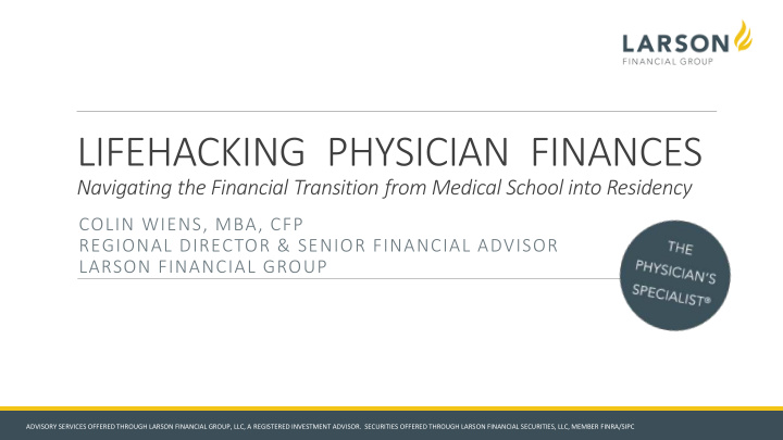 lifehacking physician finances
