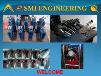 SMI ENGINEERING  WELCOME  ASQ SERIES TOOL  ASQ - 0.75 and ASQ - 1.0  ASQ -60 WITH 60KN.m  Torque