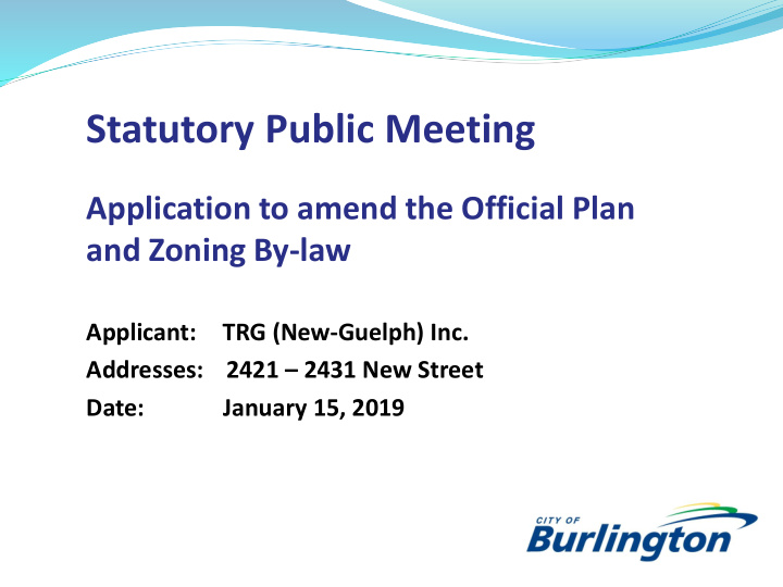 statutory public meeting