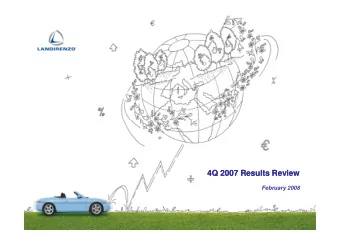 4Q 2007  4Q 2007 Results  Results Review  Review  February 2008  1  Snapshot  12M 2007 REVENUES