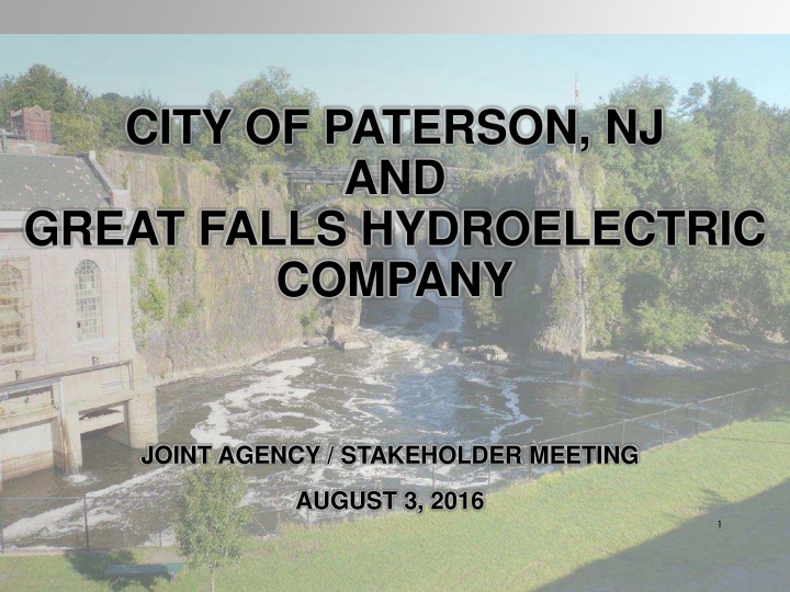 city of paterson nj and great falls hydroelectric company