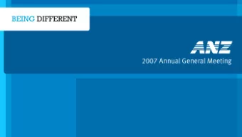 Michael Smith  Chief Executive Officer  Chief Executive Officer  2 0 0 7  Annual General Meeting