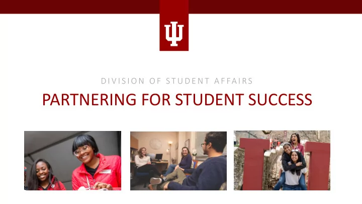 partnering for student success