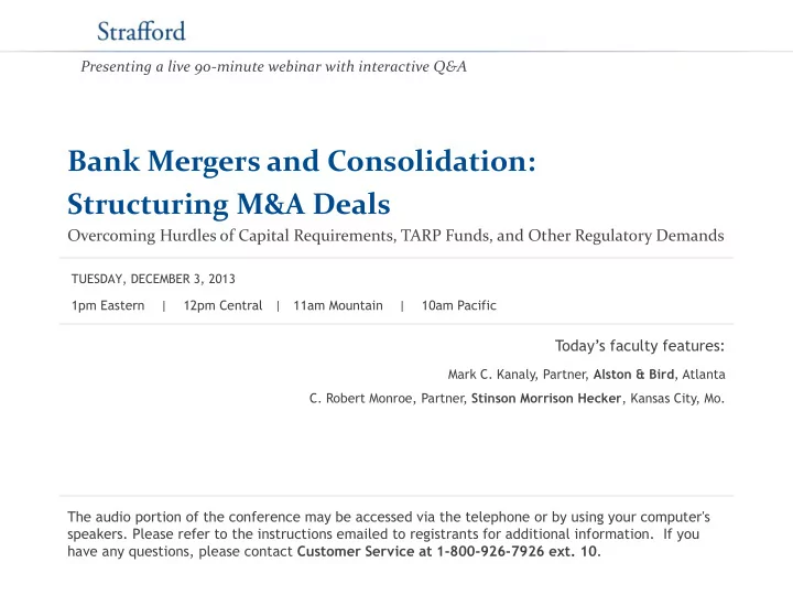 bank mergers and consolidation structuring m a deals