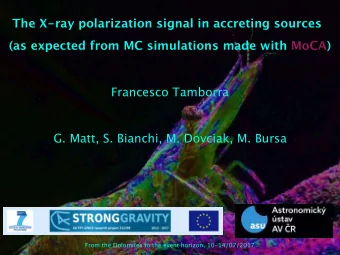 The X-ray polarization signal in accreting sources  (as expected from MC simulations made with