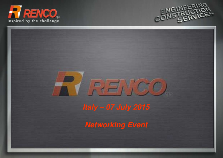 italy 07 july 2015 networking event our worldwide presence
