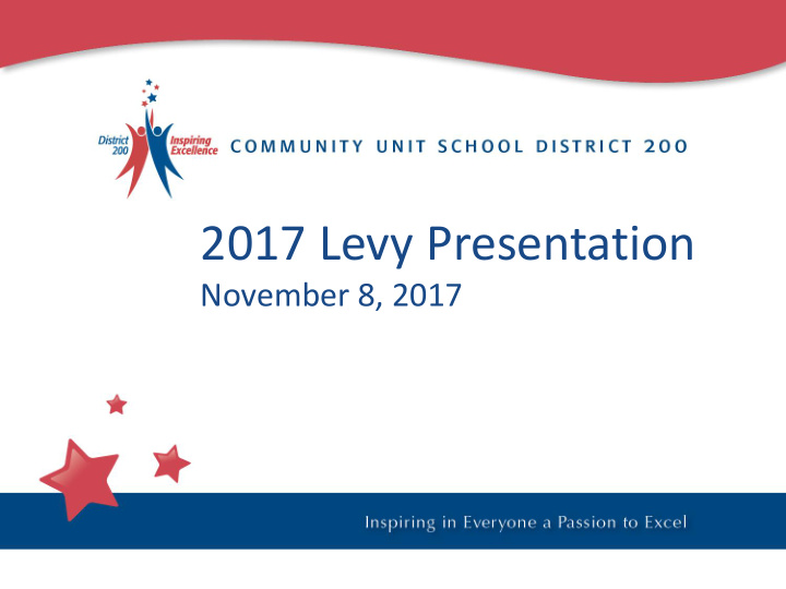 2017 levy presentation