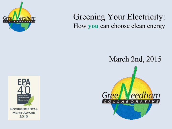 greening your electricity