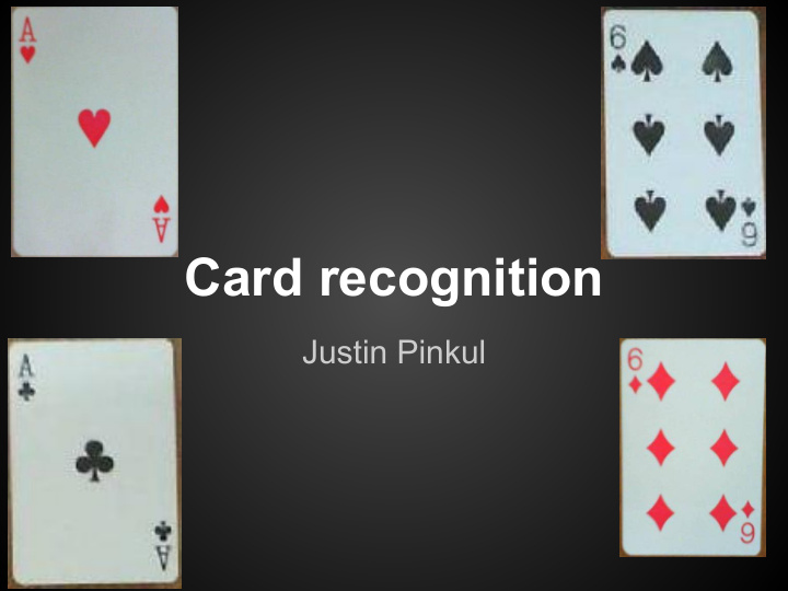 card recognition