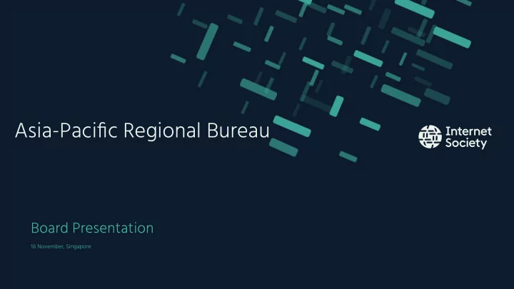 asia pacific regional bureau
