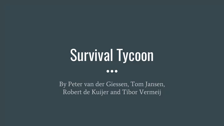 survival tycoon