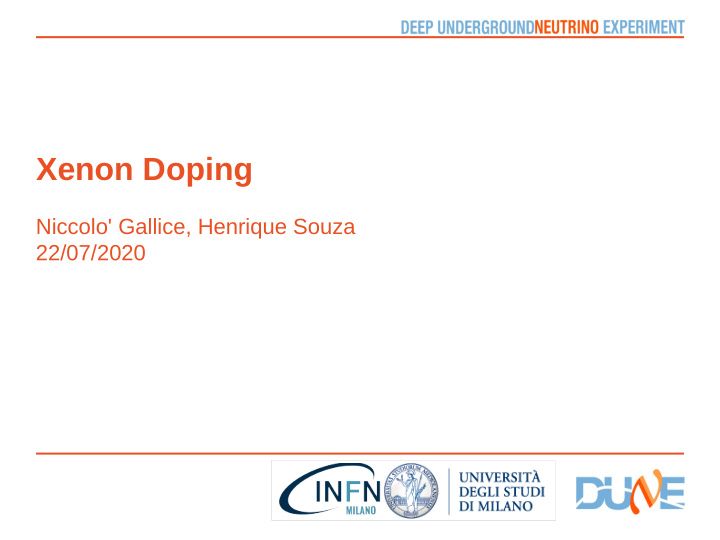 xenon doping