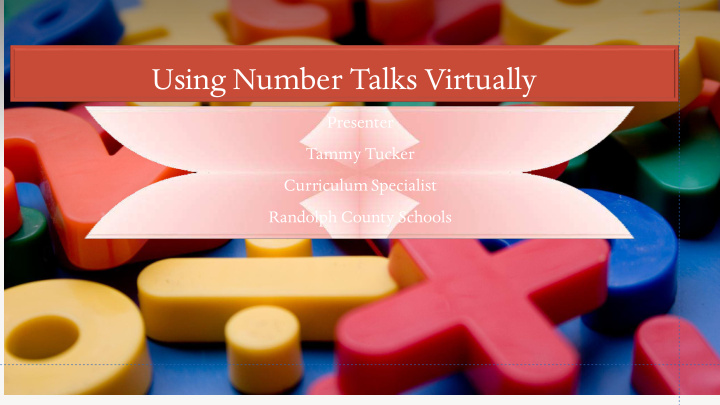 using number talks virtually