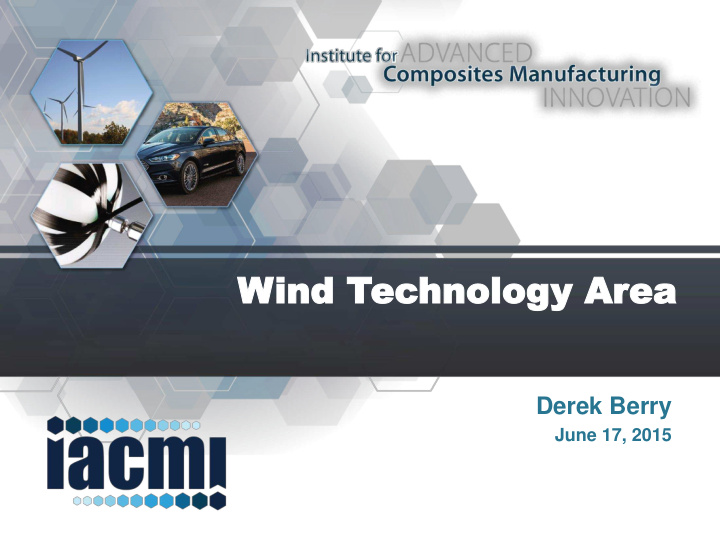 wind ind tec echnolog hnology y ar area ea