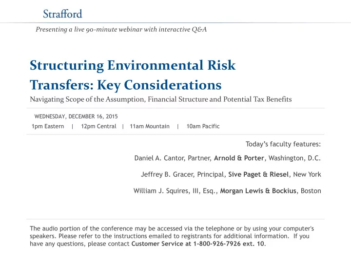 transfers key considerations