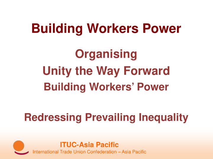 building workers power