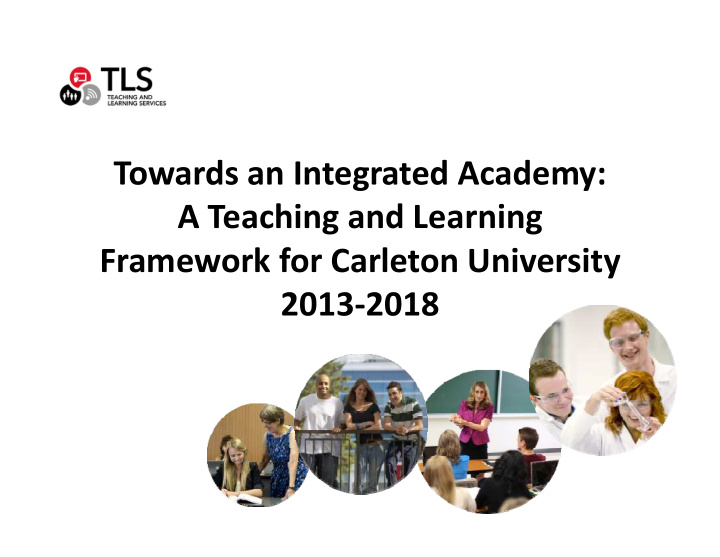 towards an integrated academy a teaching and learning