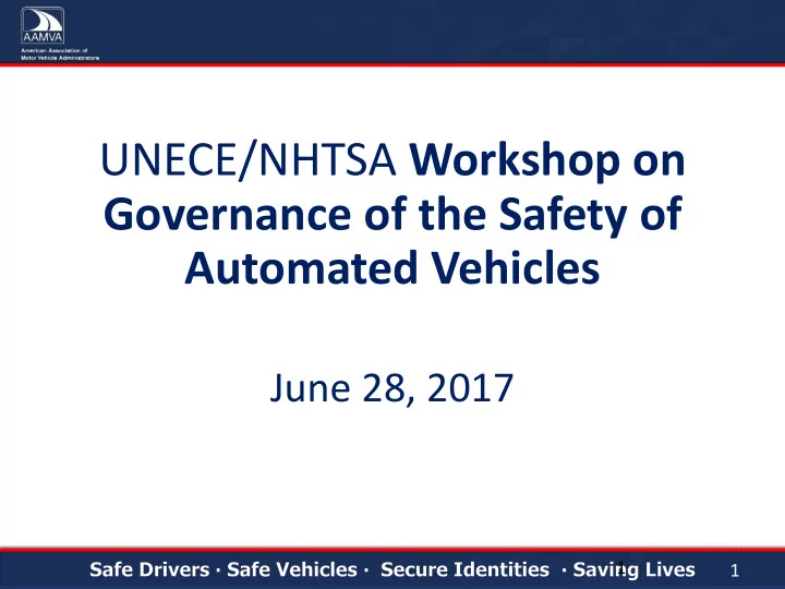 automated vehicles