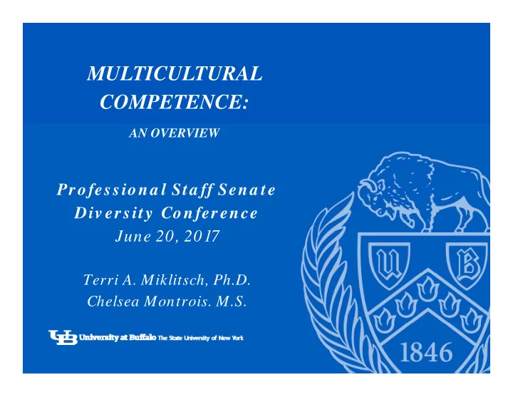 multicultural competence