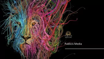 Publicis Media  1  A bit about me  What I do  What I am going to talk about  2  Three